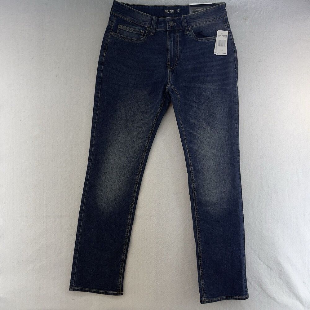 Buffalo David Bitton Jeans Men's 32x32 Blue Straight Six American Preppy Denim